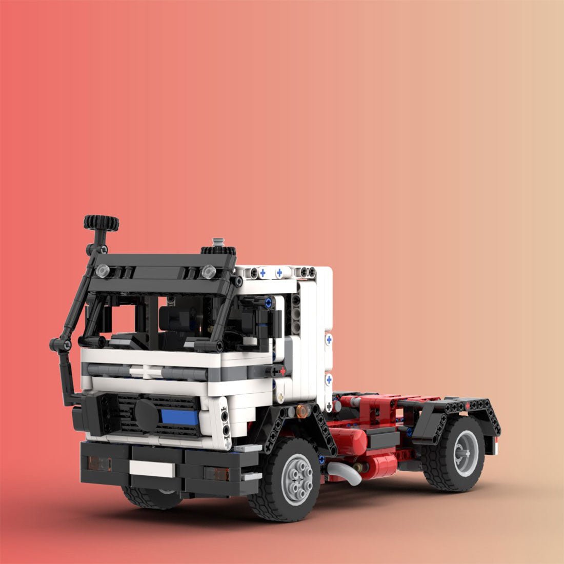 MOC - 120647 NG - 1632 & Forstanhänger mit Kranwagen Klemmbausteine - LesDiy - Klemmbausteine