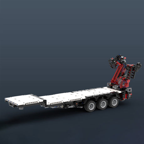MOC - 120708 NG - 1632 & Tieflader mit Kranwagen Klemmbausteine - LesDiy - Klemmbausteine
