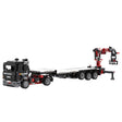 MOC - 120709 Tieflader mit Kranwagen Klemmbausteine - LesDiy - Klemmbausteine