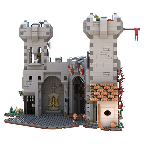 MOC - 120736 Mittelalterliche Burg Klemmbausteine - LesDiy - Klemmbausteine