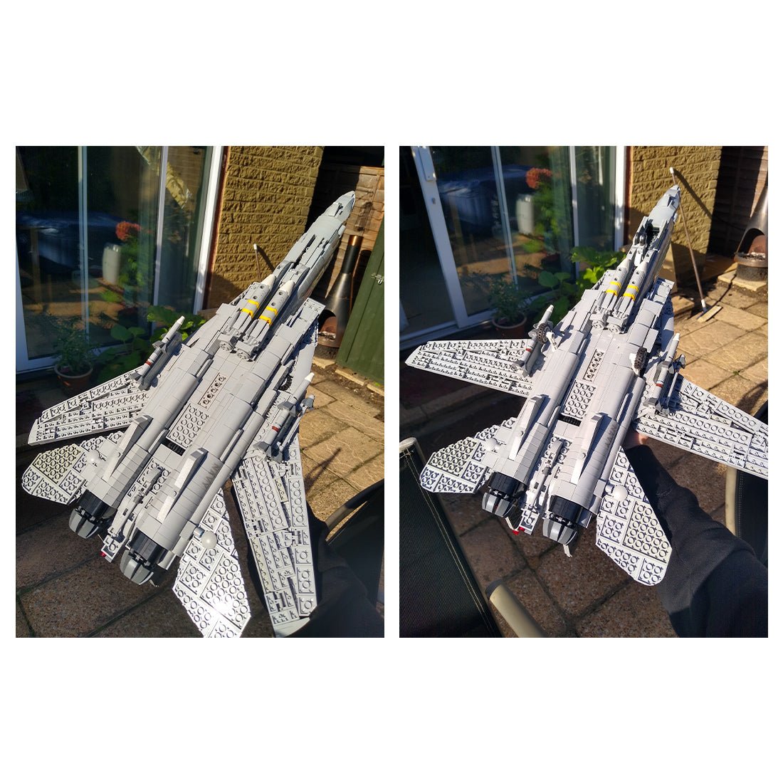 MOC - 121573 F14 Tomcat Flugzeugmodell Klemmbausteine - LesDiy - Klemmbausteine