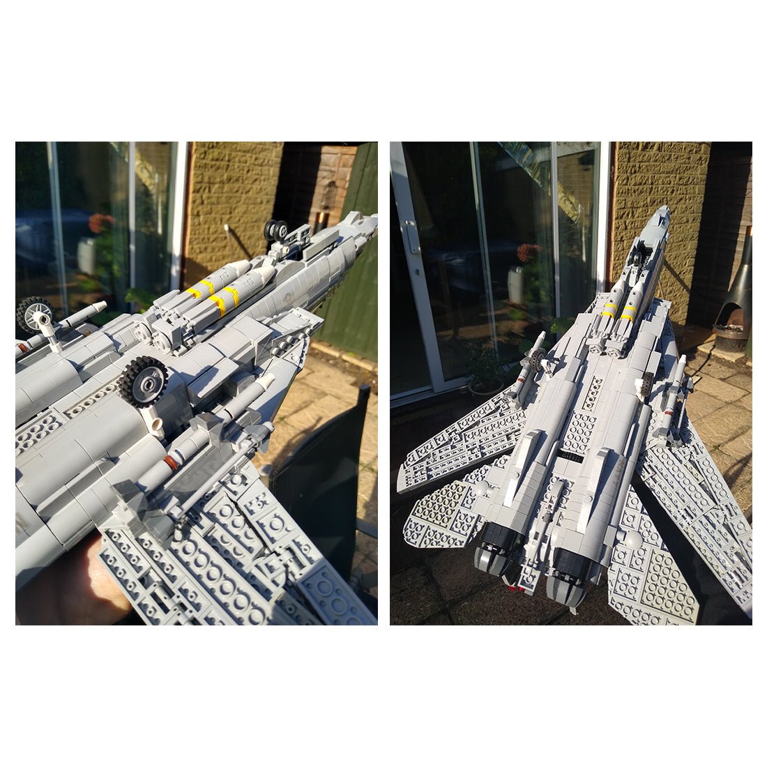 MOC - 121573 F14 Tomcat Flugzeugmodell Klemmbausteine - LesDiy - Klemmbausteine