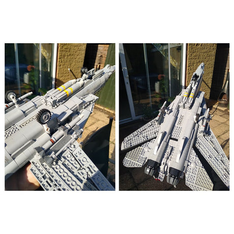 MOC - 121573 F14 Tomcat Flugzeugmodell Klemmbausteine - LesDiy - Klemmbausteine