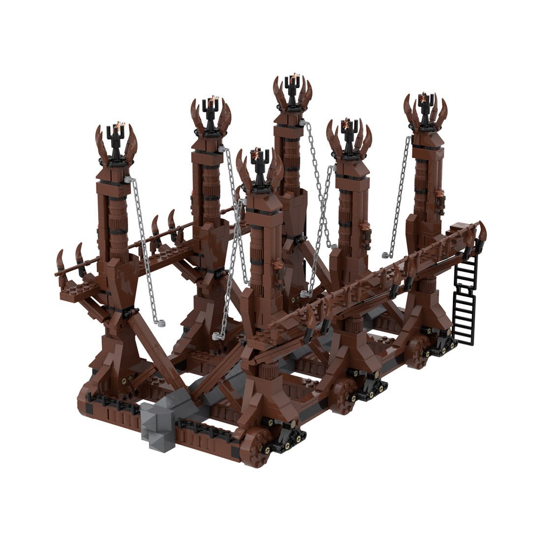 MOC - 122034 Wolf's Head Grond Klemmbausteine - LesDiy - Klemmbausteine