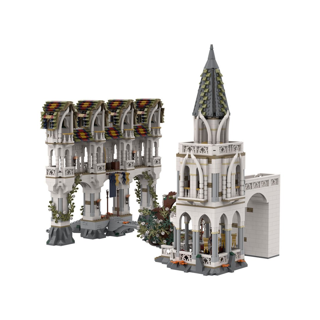 MOC - 122041 UCS Rivendell - Gates of Imladris Klemmbausteine - LesDiy - Klemmbausteine