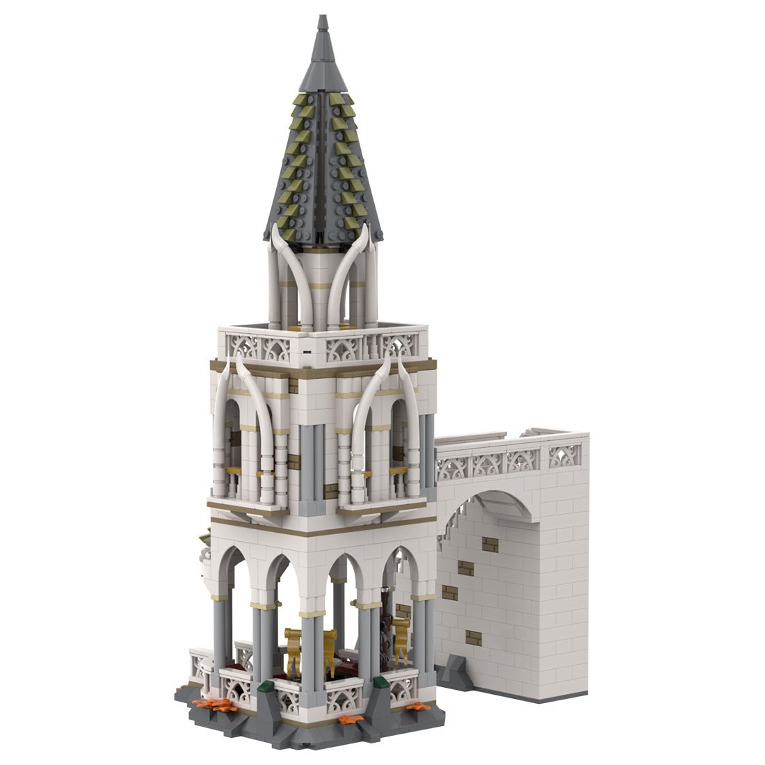 MOC - 122041 UCS Rivendell - Gates of Imladris Klemmbausteine - LesDiy - Klemmbausteine