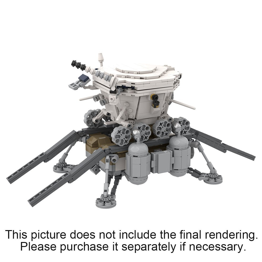 MOC - 122248 LOK Luna 17 (Ye - 8 series) Klemmbausteine - LesDiy - Klemmbausteine