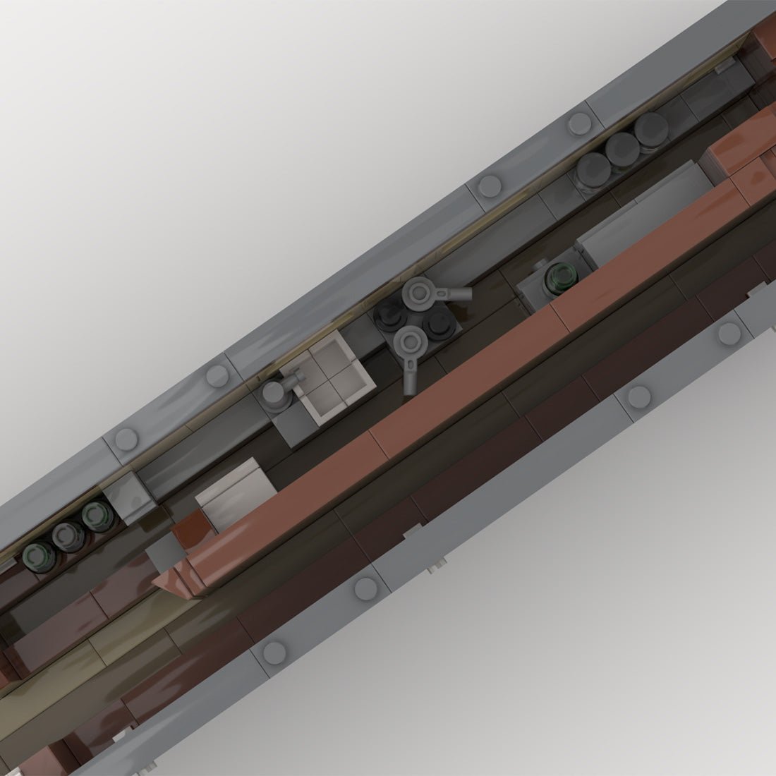 MOC - 122525 Shakespeare Express "Kinlet Hall" (8w) Klemmbausteine - LesDiy - Klemmbausteine