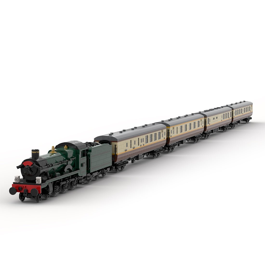 MOC - 122525 Shakespeare Express "Kinlet Hall" (8w) Klemmbausteine - LesDiy - Klemmbausteine