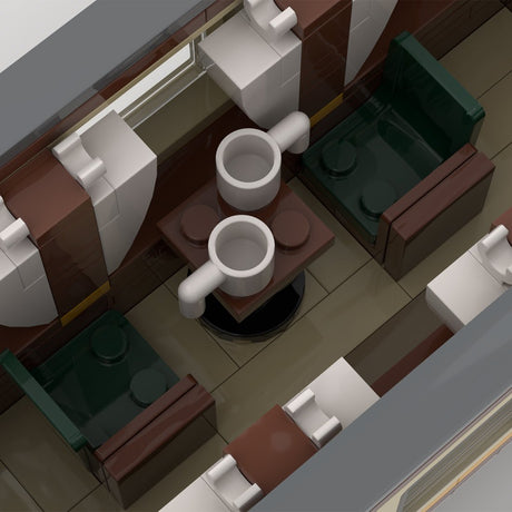 MOC - 122525 Shakespeare Express "Kinlet Hall" (8w) Klemmbausteine - LesDiy - Klemmbausteine