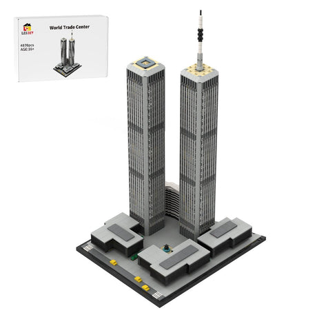 MOC - 122768 1/1000 World Trade Center (1973 - 2001) Klemmbausteine - LesDiy - Klemmbausteine