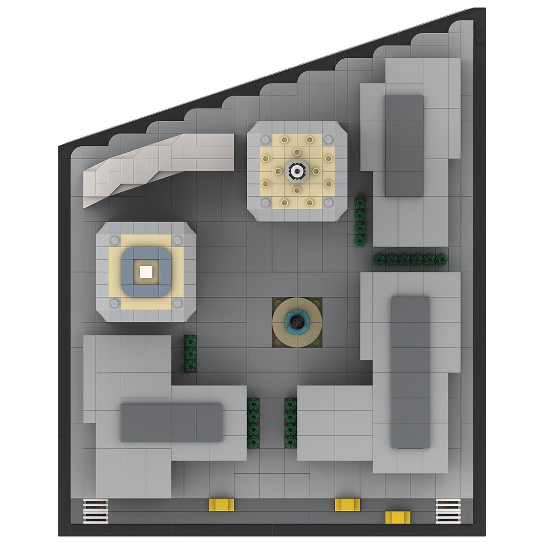 MOC - 122768 1/1000 World Trade Center (1973 - 2001) Klemmbausteine - LesDiy - Klemmbausteine