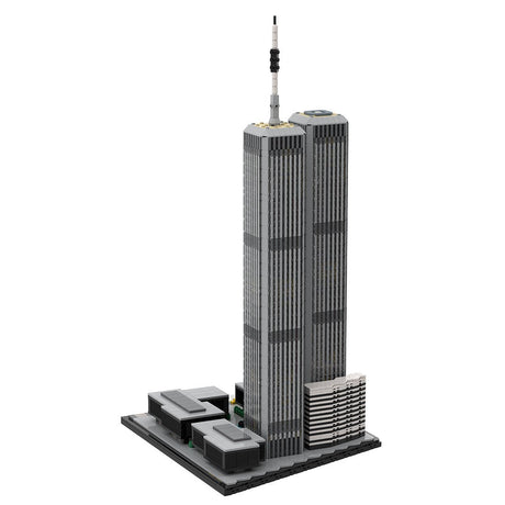 MOC - 122768 1/1000 World Trade Center (1973 - 2001) Klemmbausteine - LesDiy - Klemmbausteine