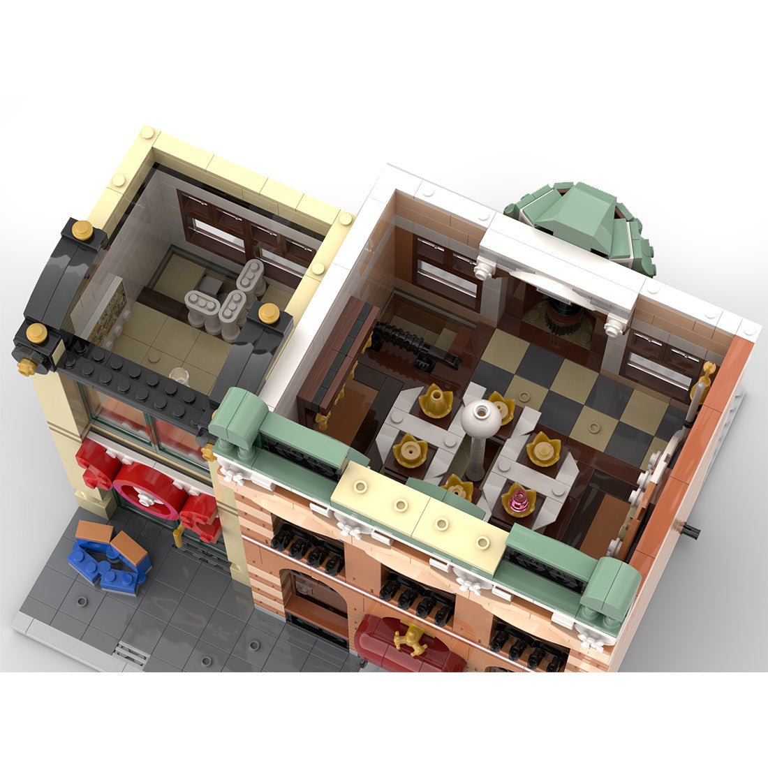 MOC - 123143 Royal Crown Exhibition Klemmbausteine - LesDiy - Klemmbausteine