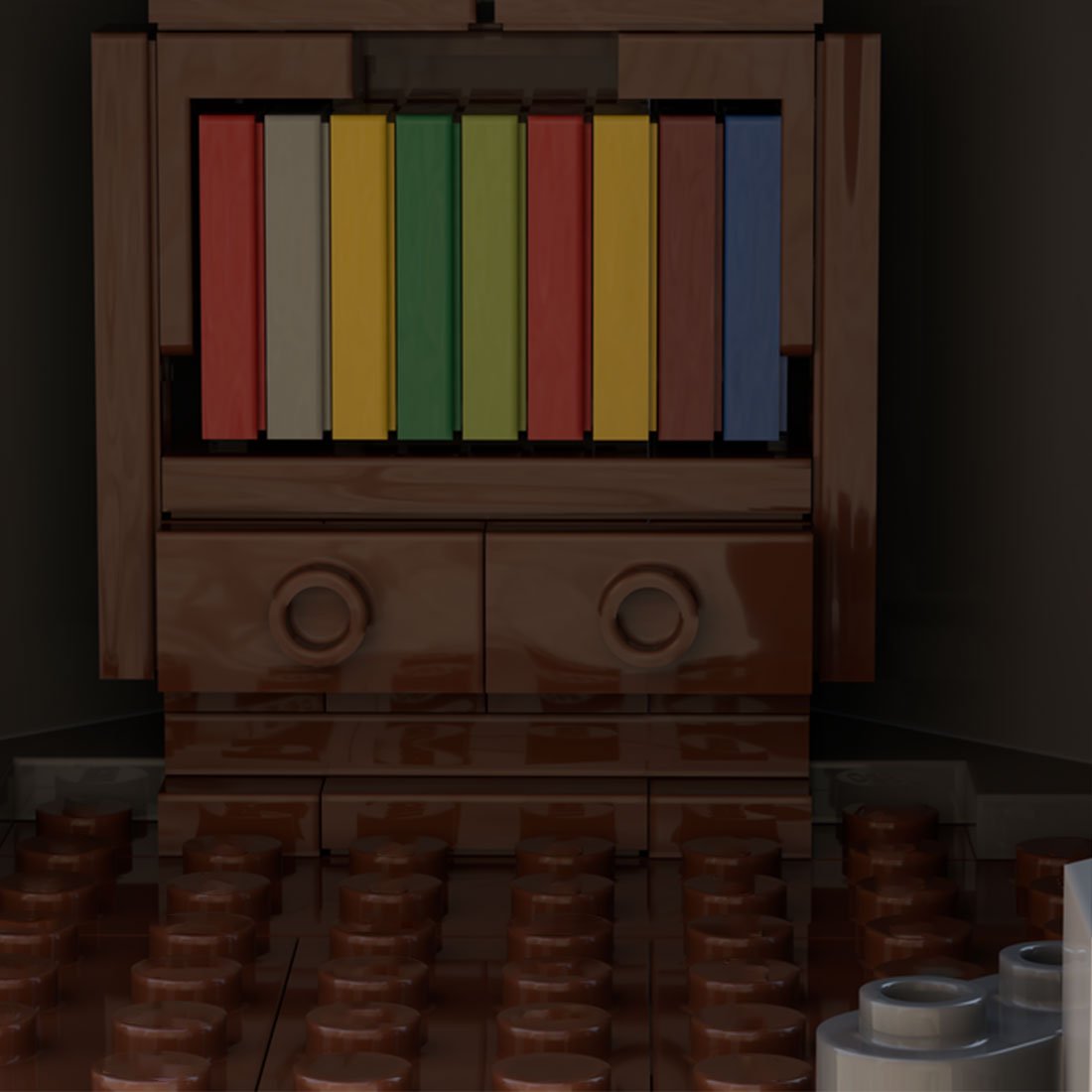 MOC - 123471 Black Falcons Grand Tower Klemmbausteine - LesDiy - Klemmbausteine