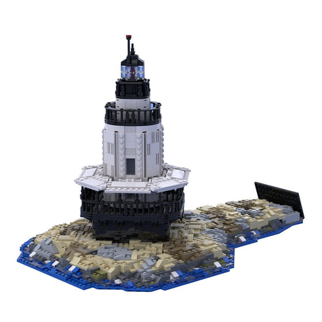 MOC - 124429 Spring Point Ledge Lighthouse with base Klemmbausteine - LesDiy - Klemmbausteine