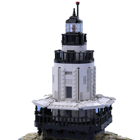 MOC - 124429 Spring Point Ledge Lighthouse with base Klemmbausteine - LesDiy - Klemmbausteine