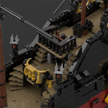 MOC - 124924 Queen Anne's Revenge Ship Model Pirate Series Klemmbausteine - LesDiy - Klemmbausteine