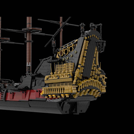MOC - 124924 Queen Anne's Revenge Ship Model Pirate Series Klemmbausteine - LesDiy - Klemmbausteine