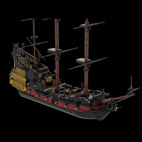 MOC - 124924 Queen Anne's Revenge Ship Model Pirate Series Klemmbausteine - LesDiy - Klemmbausteine