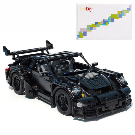 MOC - 12532 GT3 RS Sportwagen Klemmbausteine - LesDiy - Klemmbausteine