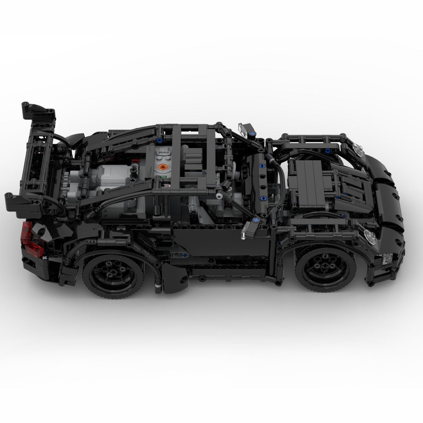 MOC - 12532 GT3 RS Sportwagen Klemmbausteine - LesDiy - Klemmbausteine