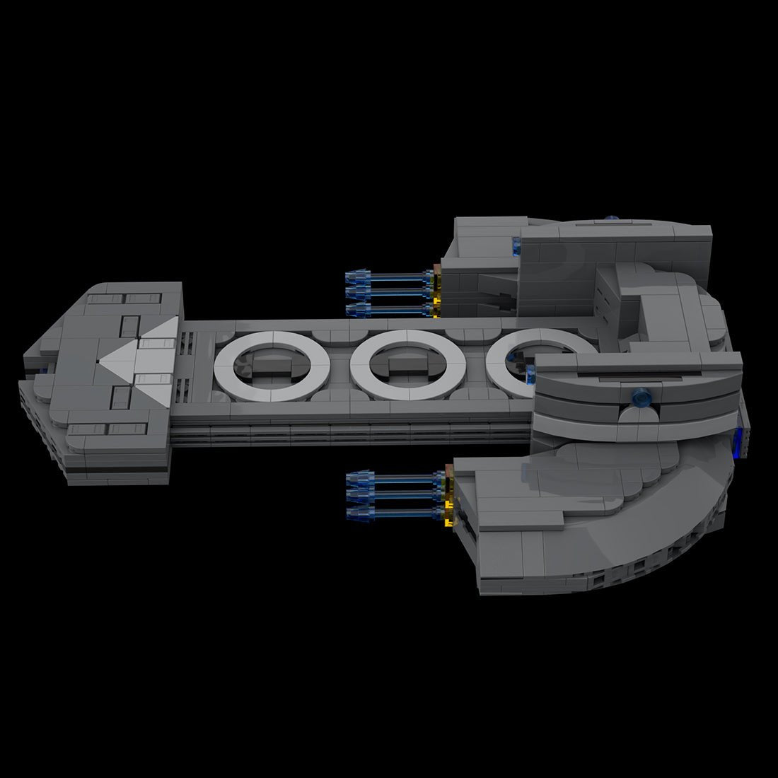 MOC - 125615 Asgard Bilskirnir - class Ship Klemmbausteine - LesDiy - Klemmbausteine