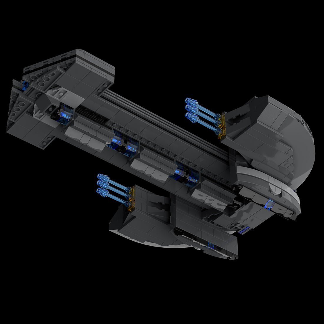 MOC - 125615 Asgard Bilskirnir - class Ship Klemmbausteine - LesDiy - Klemmbausteine