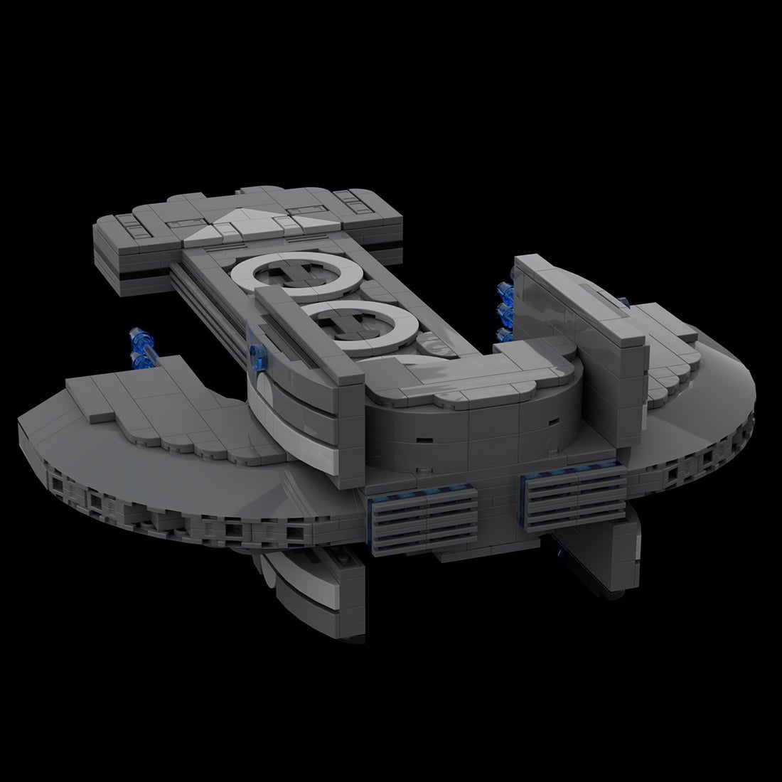 MOC - 125615 Asgard Bilskirnir - class Ship Klemmbausteine - LesDiy - Klemmbausteine