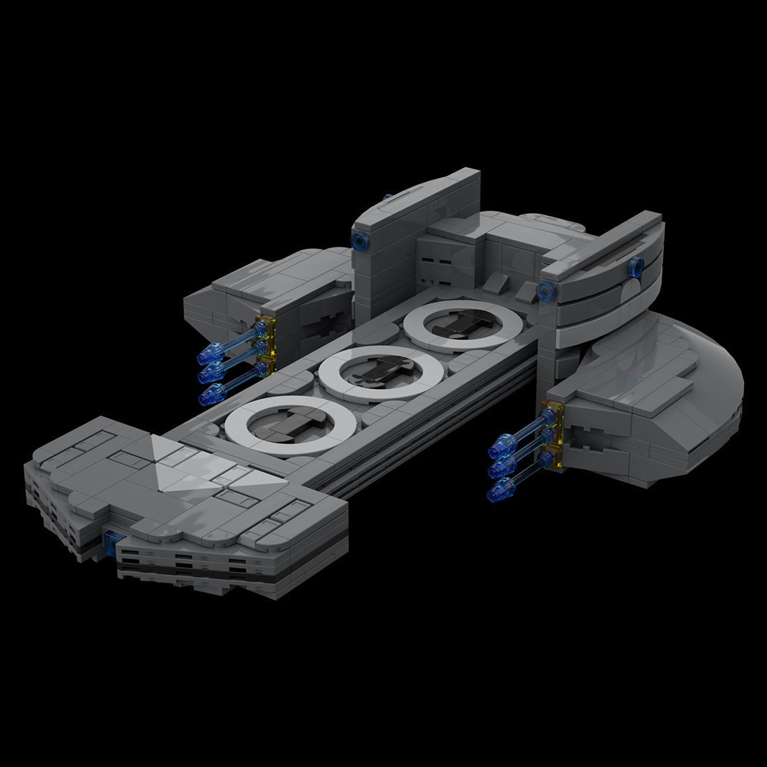 MOC - 125615 Asgard Bilskirnir - class Ship Klemmbausteine - LesDiy - Klemmbausteine