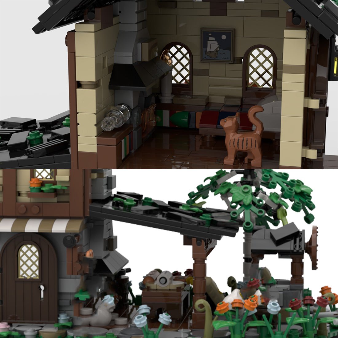 MOC - 125763 Medieval Bakery Klemmbausteine - LesDiy - Klemmbausteine