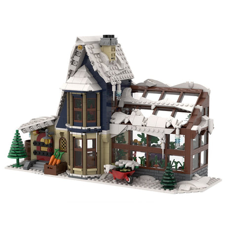 MOC - 126301 Winter Village Greenhouse Klemmbausteine - LesDiy - Klemmbausteine