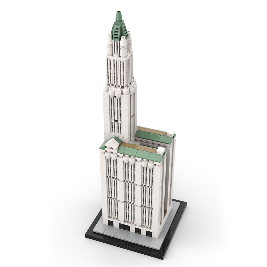 MOC - 126951 Woolworth Building 1:800 Scale Klemmbausteine - LesDiy - Klemmbausteine