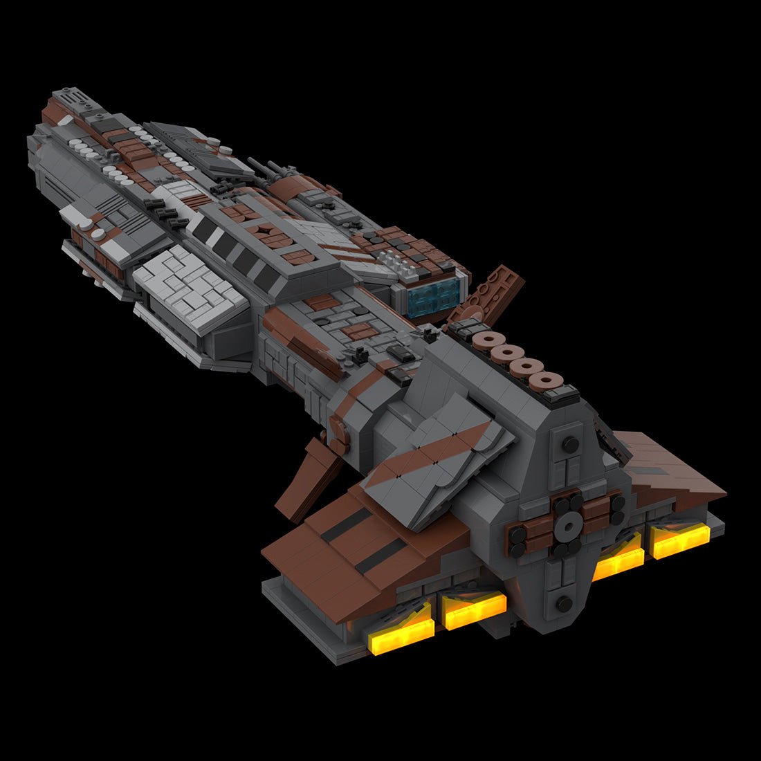 MOC - 126952 Lantean Aurora - class Klemmbausteine - LesDiy - Klemmbausteine