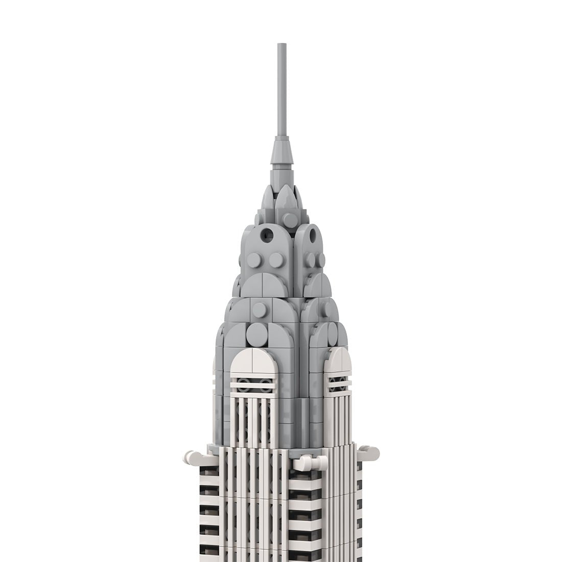 MOC - 127022 Chrysler Building 1:800 Scale Klemmbausteine - LesDiy - Klemmbausteine
