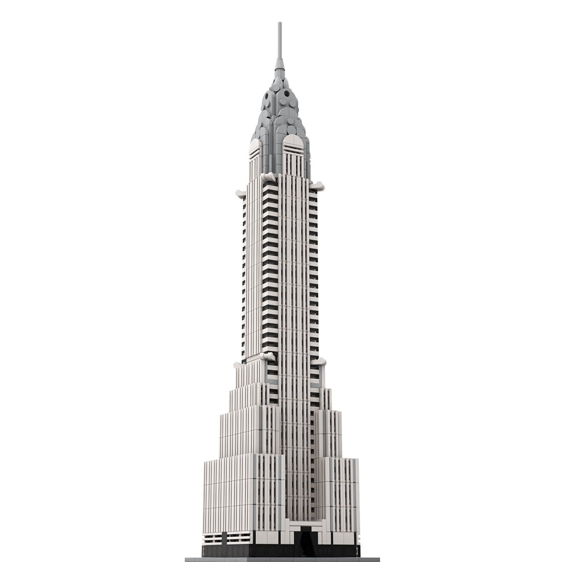 MOC - 127022 Chrysler Building 1:800 Scale Klemmbausteine - LesDiy - Klemmbausteine