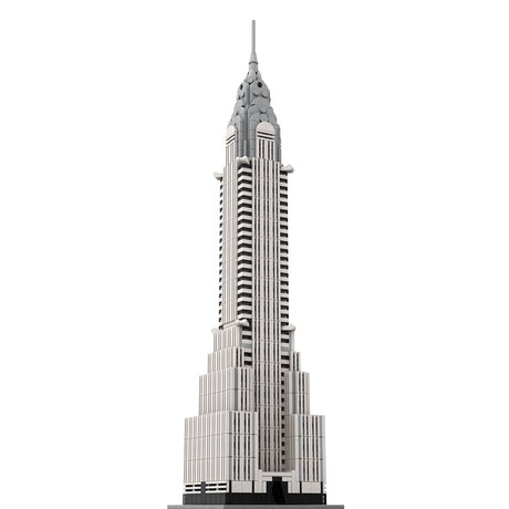 MOC - 127022 Chrysler Building 1:800 Scale Klemmbausteine - LesDiy - Klemmbausteine