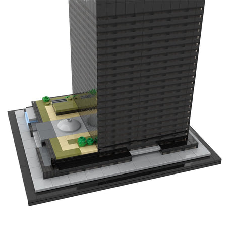 MOC - 127024 Willis Tower 1:800 Scale Klemmbausteine - LesDiy - Klemmbausteine