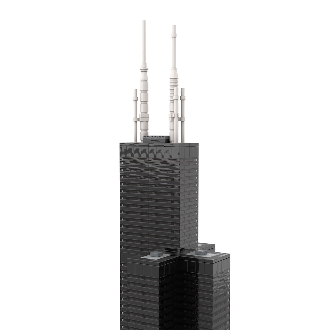 MOC - 127024 Willis Tower 1:800 Scale Klemmbausteine - LesDiy - Klemmbausteine