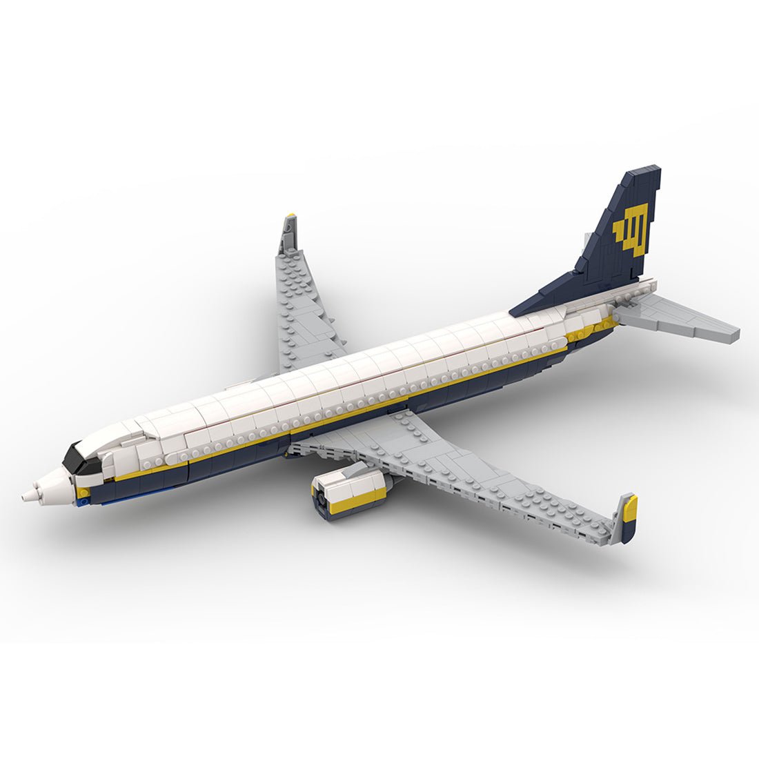 MOC - 127217 1/80 737 Jetliner Klemmbausteine - LesDiy - Klemmbausteine