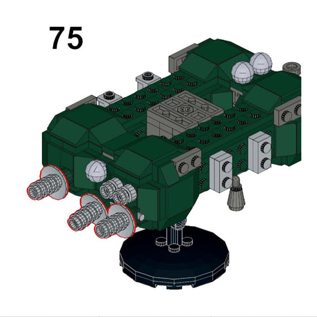 MOC - 127337 Luna 19/22 (Soviet lunar orbiter) Klemmbausteine - LesDiy - Klemmbausteine