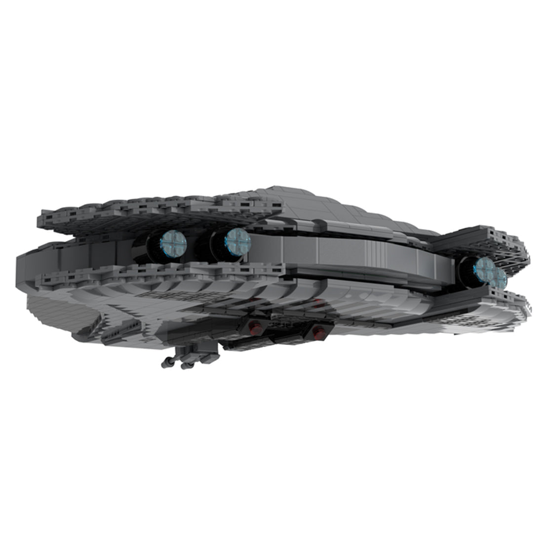 MOC - 127693 Goa'uld Al'kesh Klemmbausteine - LesDiy - Klemmbausteine