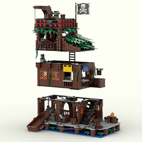 MOC - 127727 Pirate Tavern Klemmbausteine - LesDiy - Klemmbausteine