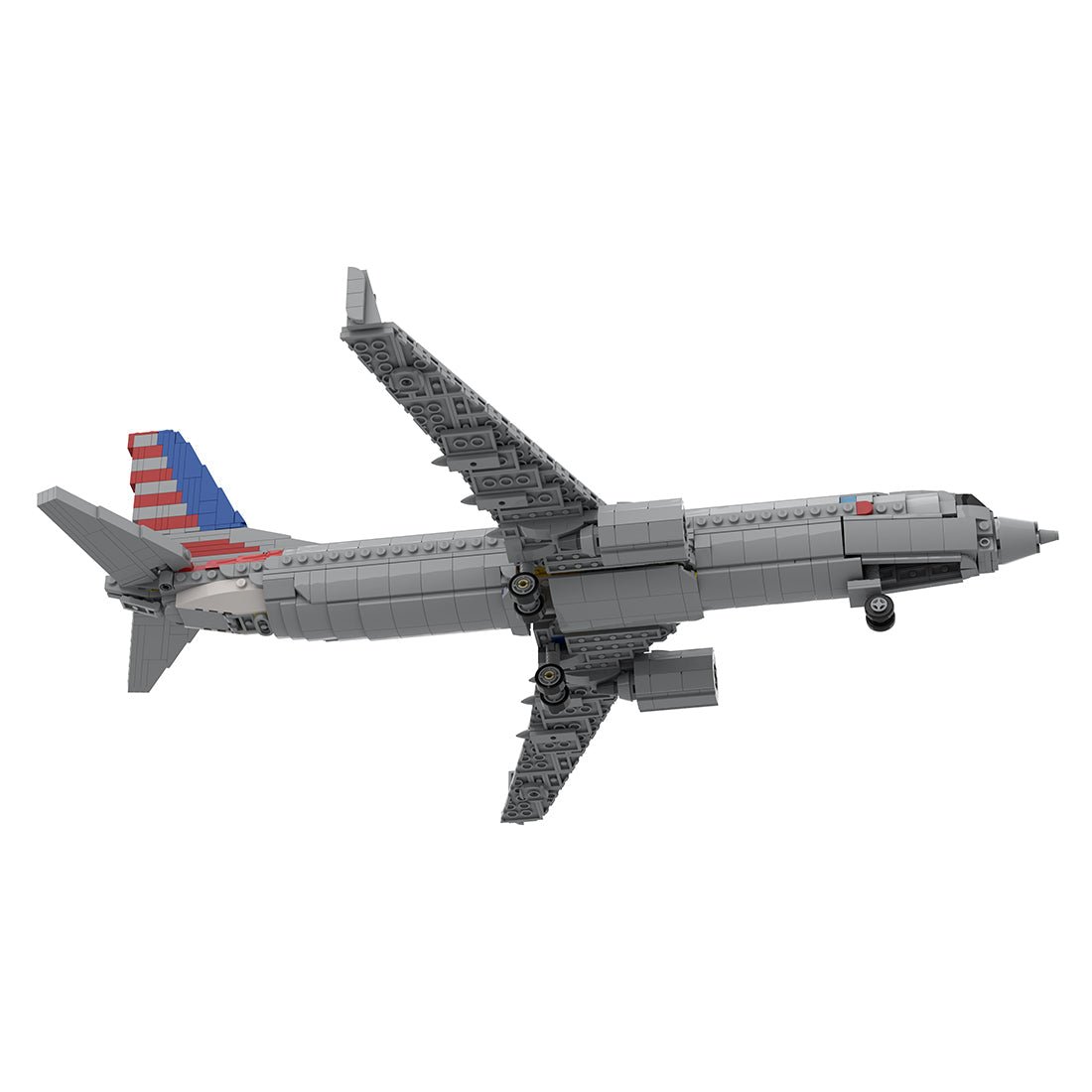 MOC - 127873 1/80 737 Großer Jetliner Klemmbausteine - LesDiy - Klemmbausteine