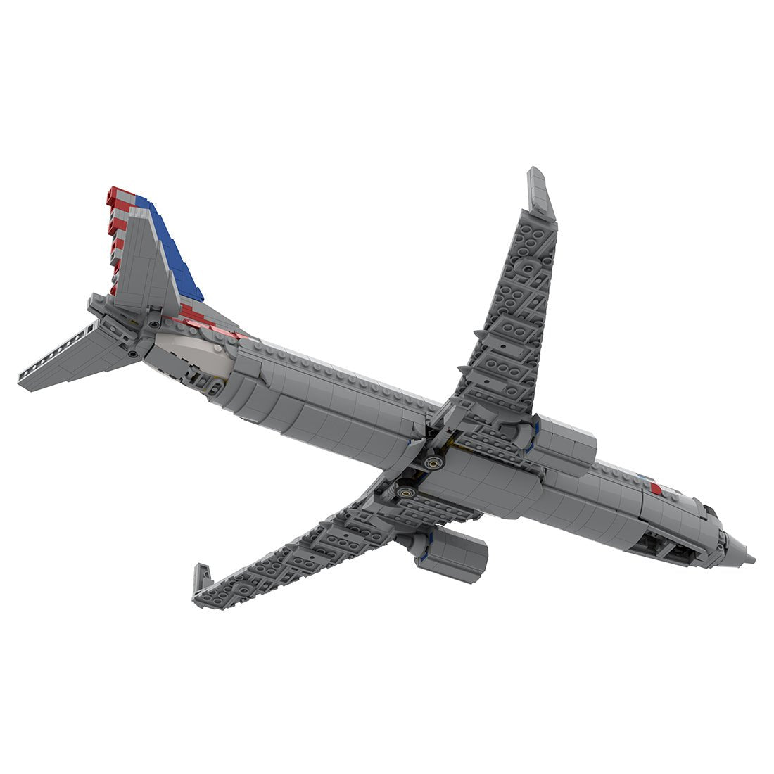 MOC - 127873 1/80 737 Großer Jetliner Klemmbausteine - LesDiy - Klemmbausteine