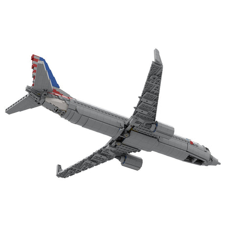 MOC - 127873 1/80 737 Großer Jetliner Klemmbausteine - LesDiy - Klemmbausteine