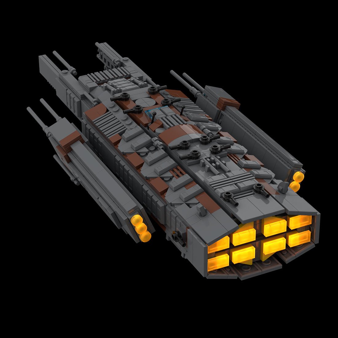 MOC - 128161 Asuran Corvette Klemmbausteine - LesDiy - Klemmbausteine