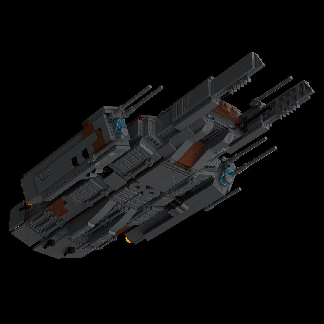 MOC - 128161 Asuran Corvette Klemmbausteine - LesDiy - Klemmbausteine