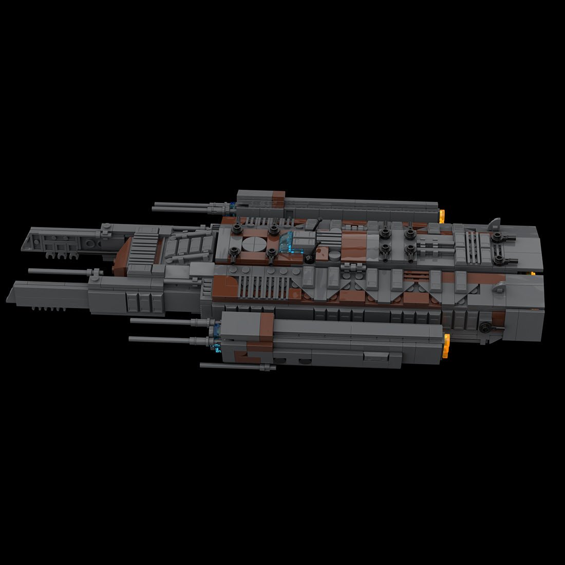 MOC - 128161 Asuran Corvette Klemmbausteine - LesDiy - Klemmbausteine