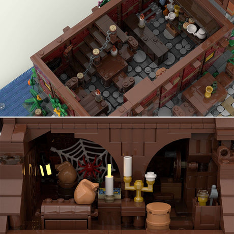 MOC - 128398 Pirate Van Dyke's Island (Compact Version) - LesDiy - Klemmbausteine